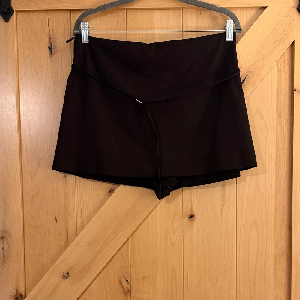 Zara Women's Belted Dark Brown Skorts